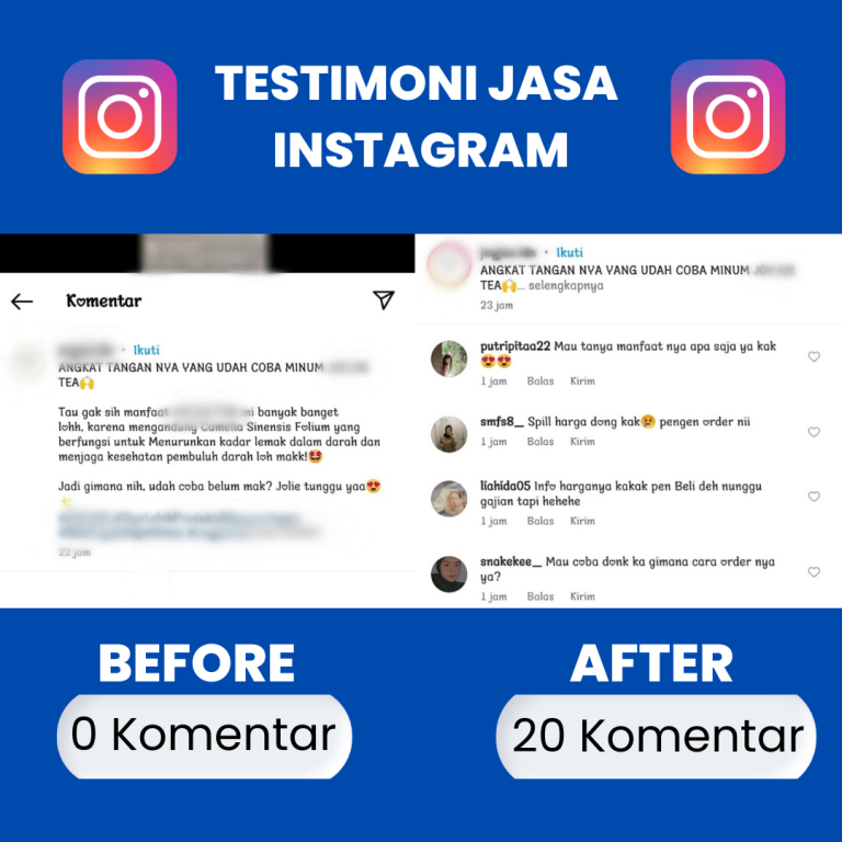 testimoni jasa instagram