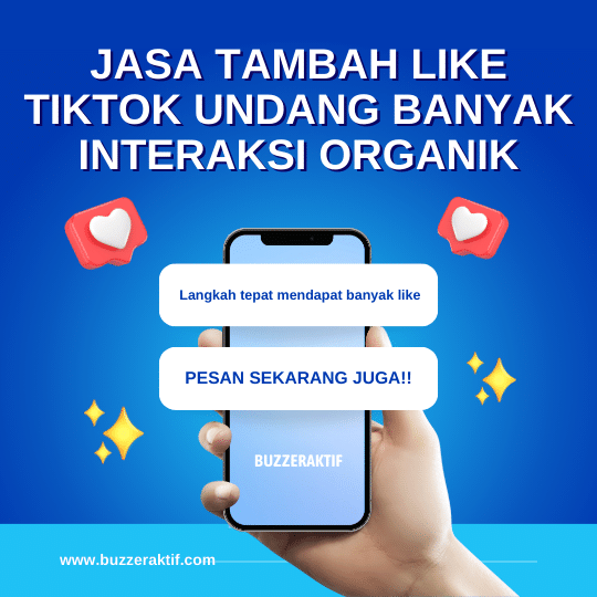 Jasa Tambah Like Tiktok
