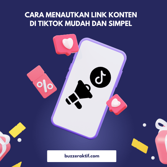 Cara Menautkan Link Konten di Tiktok