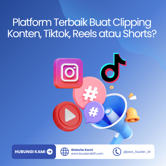Platform Terbaik Buat Clipping Konten, Tiktok, Reels atau Shorts Platform Terbaik Buat Clipping Konten