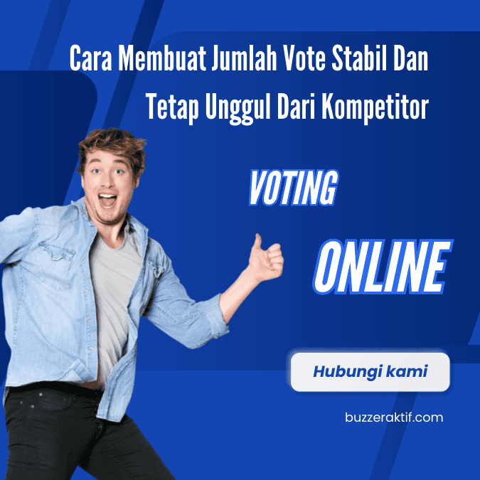 Cara Membuat Jumlah Vote Stabil